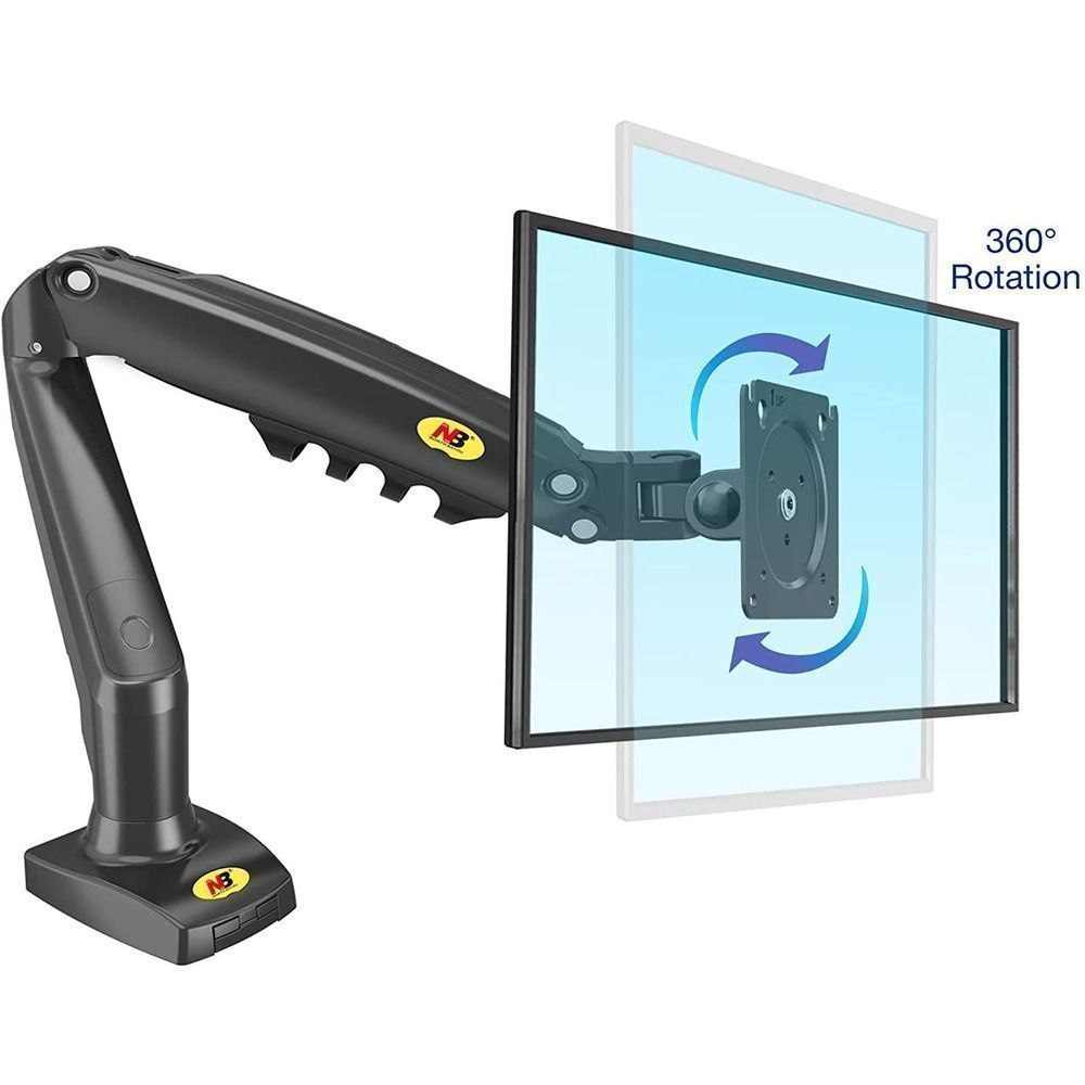 NB North Bayou Monitor Desk Mount Stand Full Motion Swivel Monitor F80